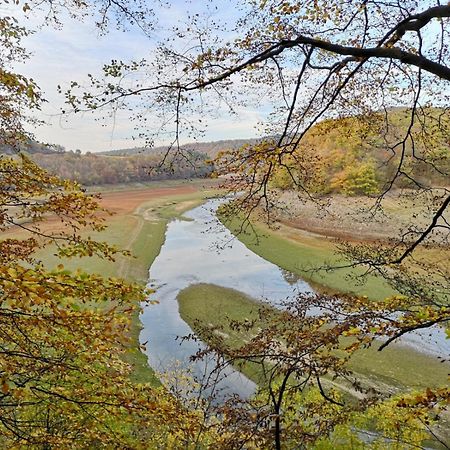 Ferienhaus Schoene Aussicht Ferienwohnung Gruen Hemfurth-Edersee Eksteriør billede