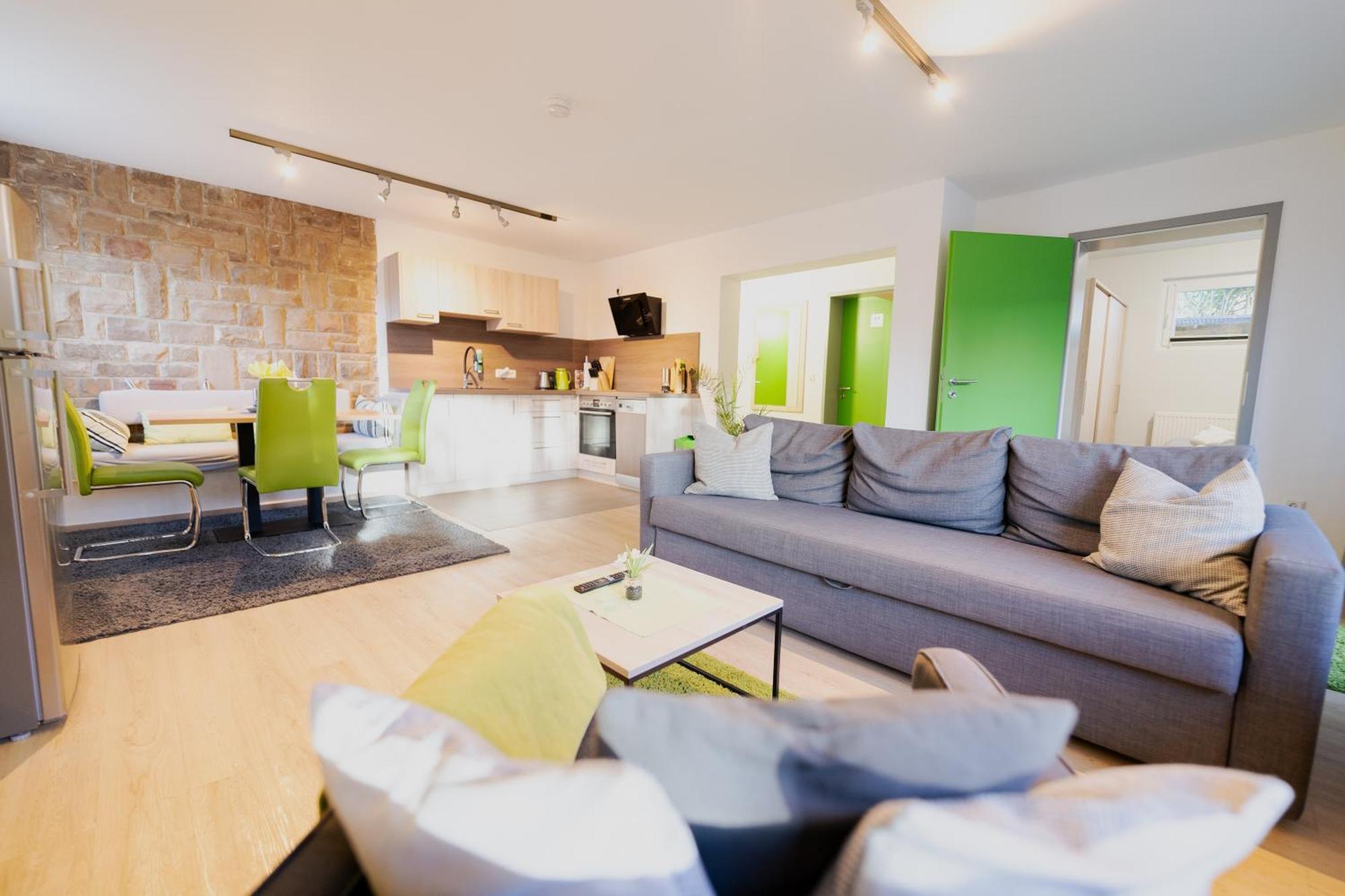 Ferienhaus Schoene Aussicht Ferienwohnung Gruen Hemfurth-Edersee Eksteriør billede